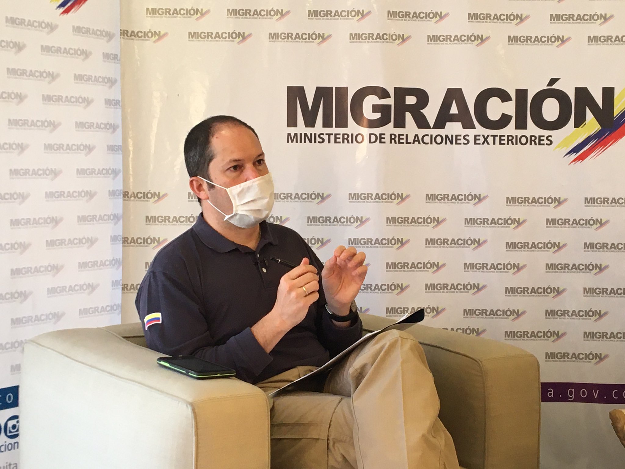 El sistema biométrico será 100 tecnológico según Juan Espinoza, director de Migración Colombia.